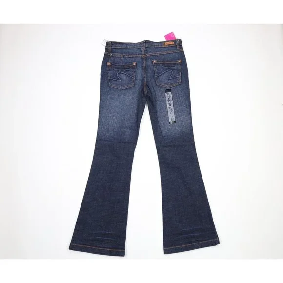 NOS Vintage Y2K Lot 29 Womens Size 11 Looney Tunes Wide Leg Flared Denim Jeans